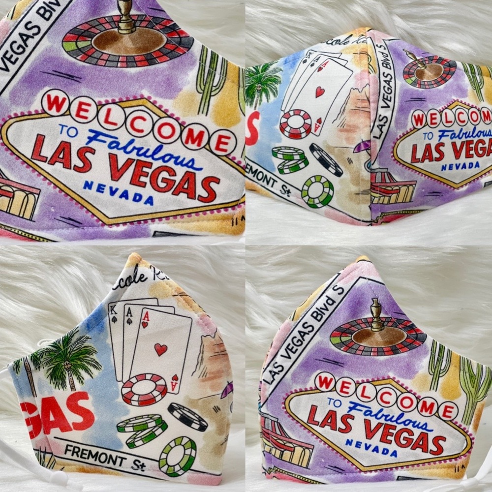Fun Las Vegas Casino and Fremont St adult mask